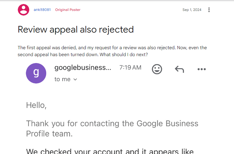 Appeal Is Rejected